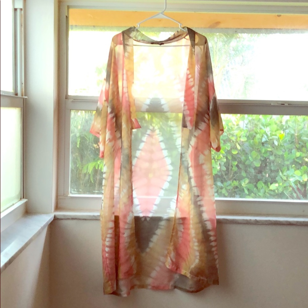 Tie dye kimono